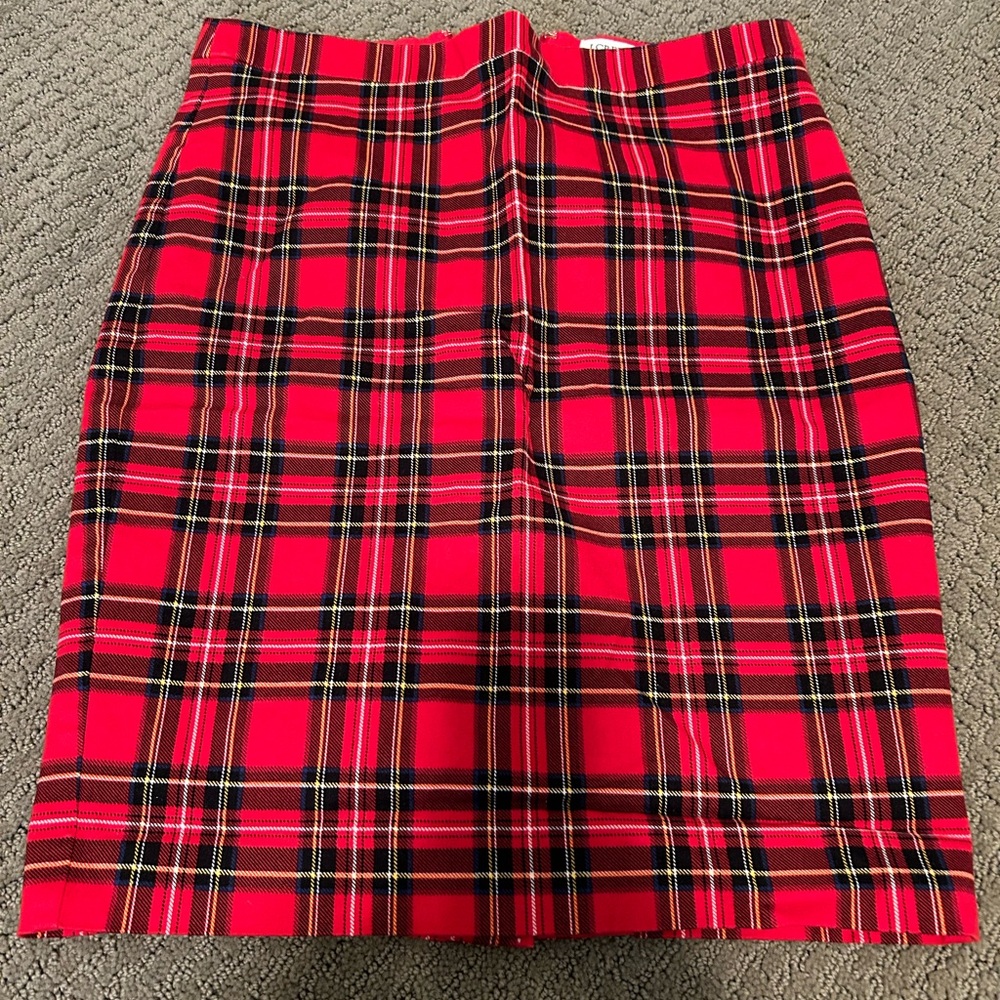 J. Crew Plaid Skirt Size 0